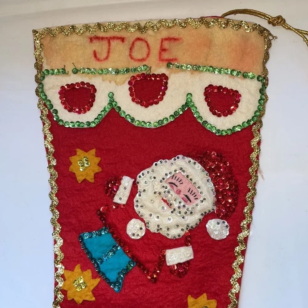 Vintage sequined red