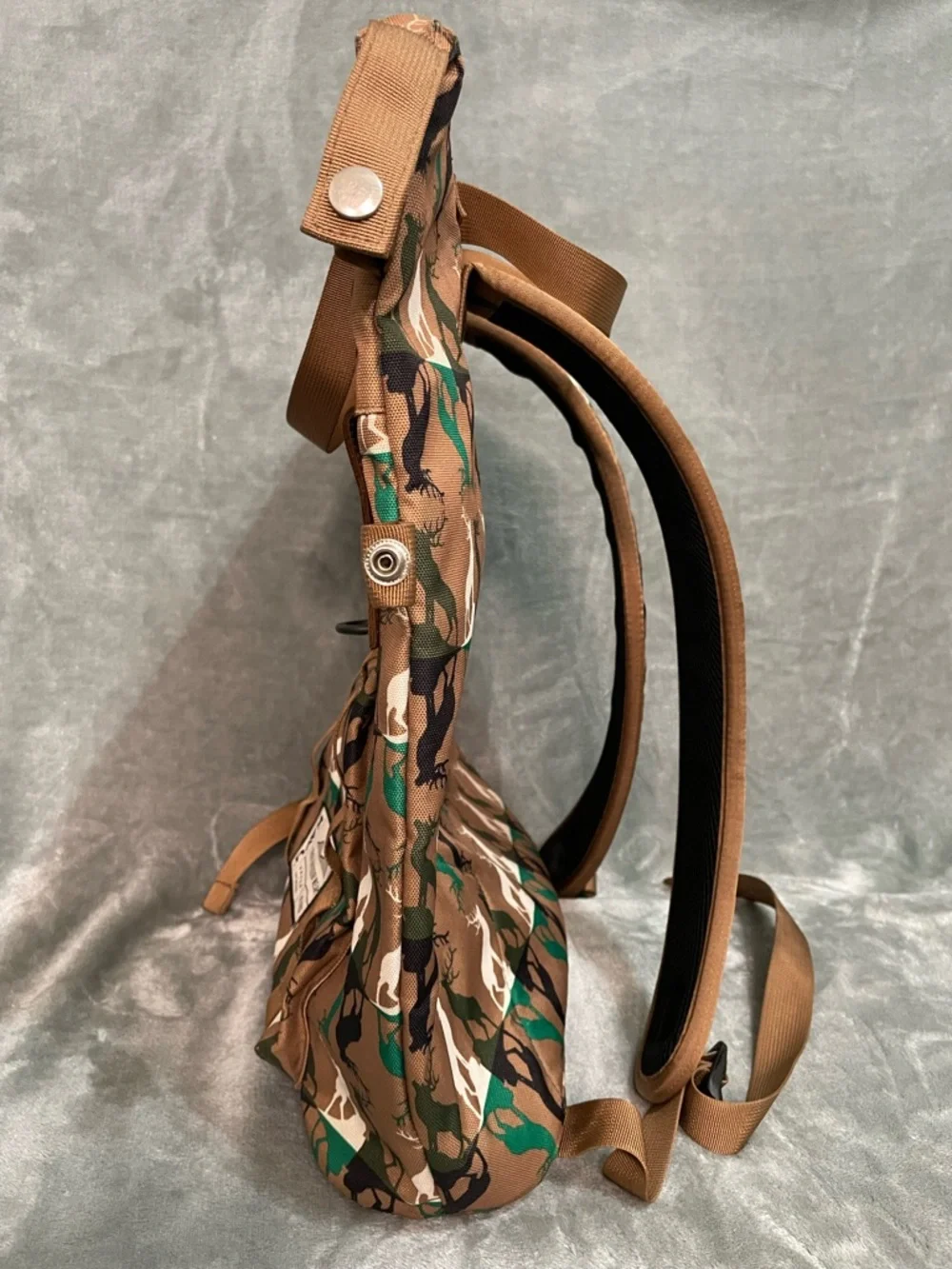 KAVU True Outdoor Wear Canvas Rucksack Backpack Wild Buck Deer Camo