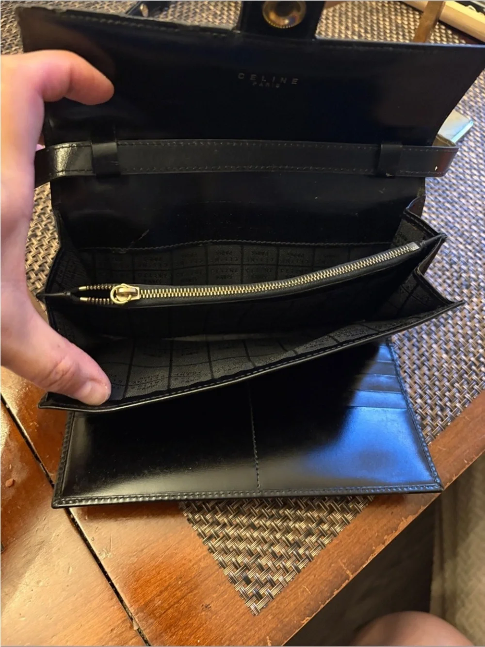 Celine sleek black