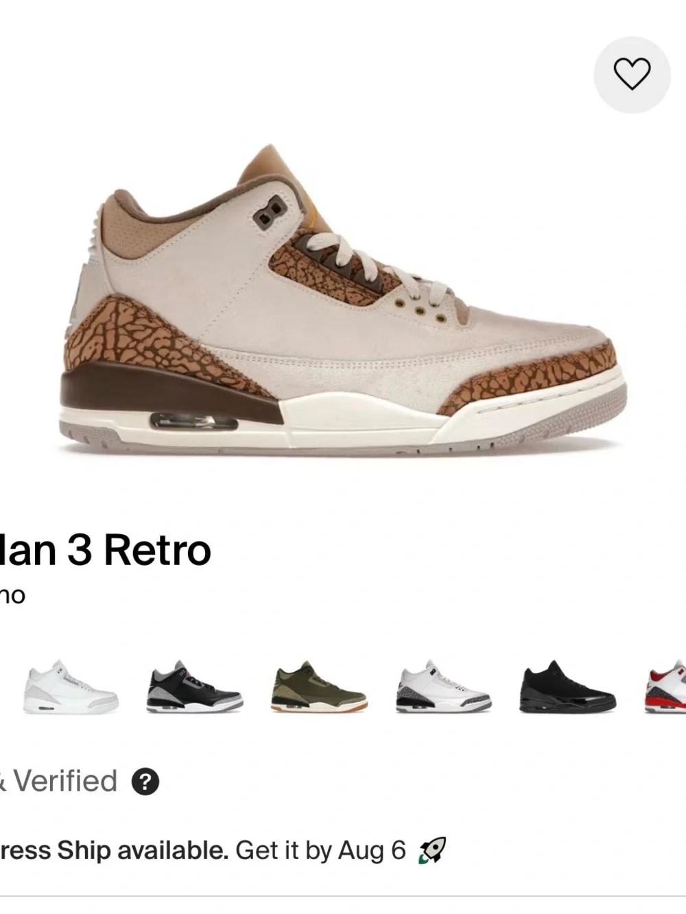 Kids Retro High-Top Sneaker in Beige and Brown