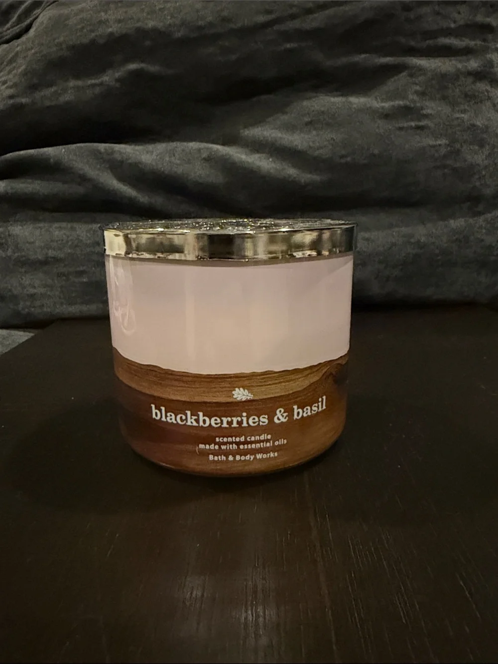 Bath & Body Works Blackberries & Basil Candle