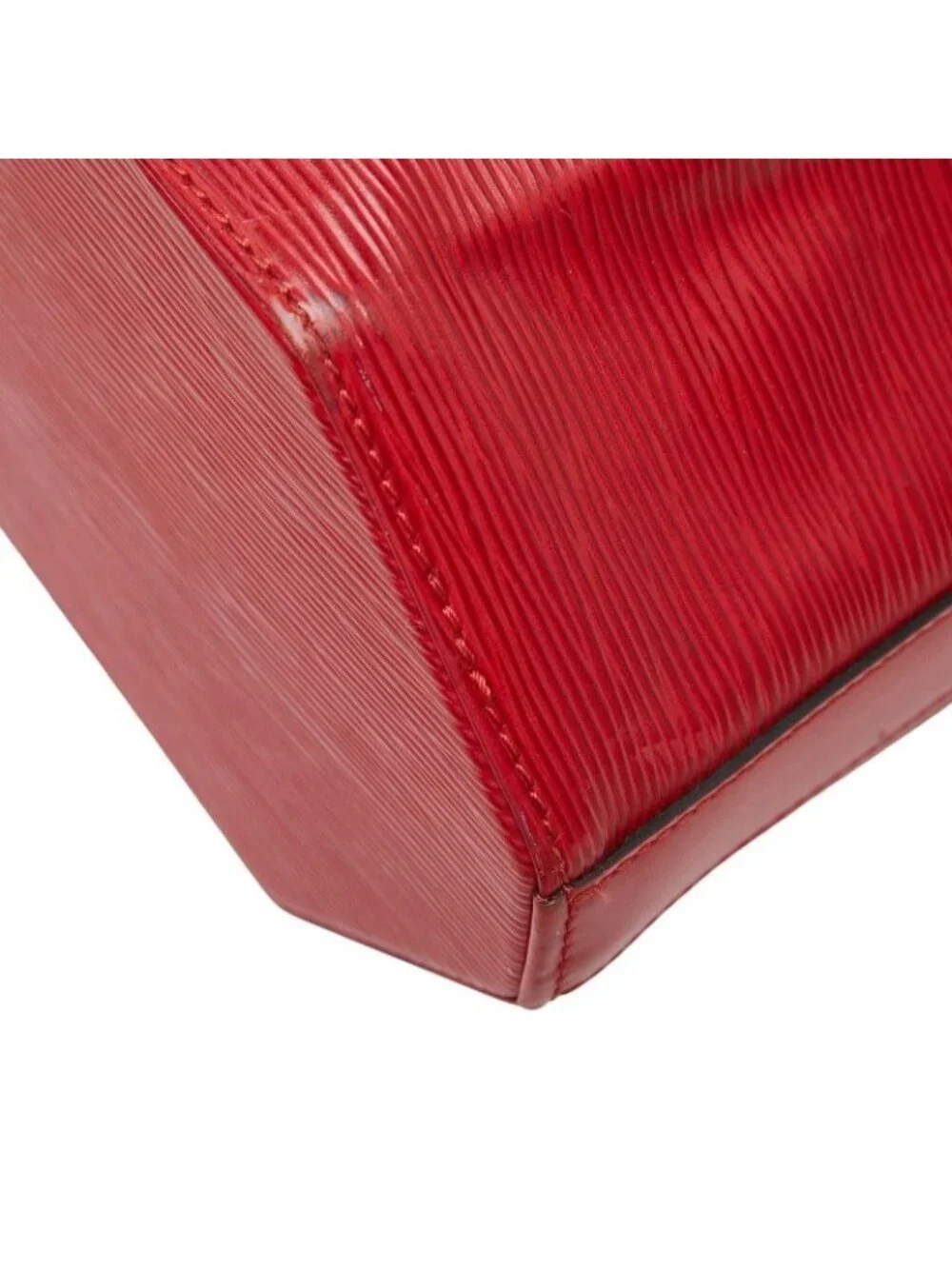 Louis Vuitton Epi Sac Depaul GM Shoulder Bag Castilian Red Leather