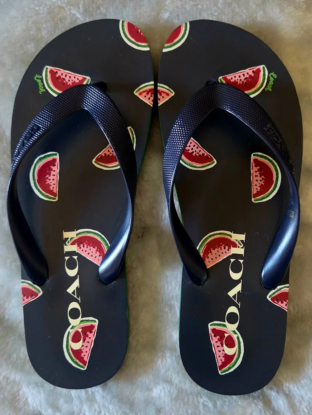 Coach flip flops
