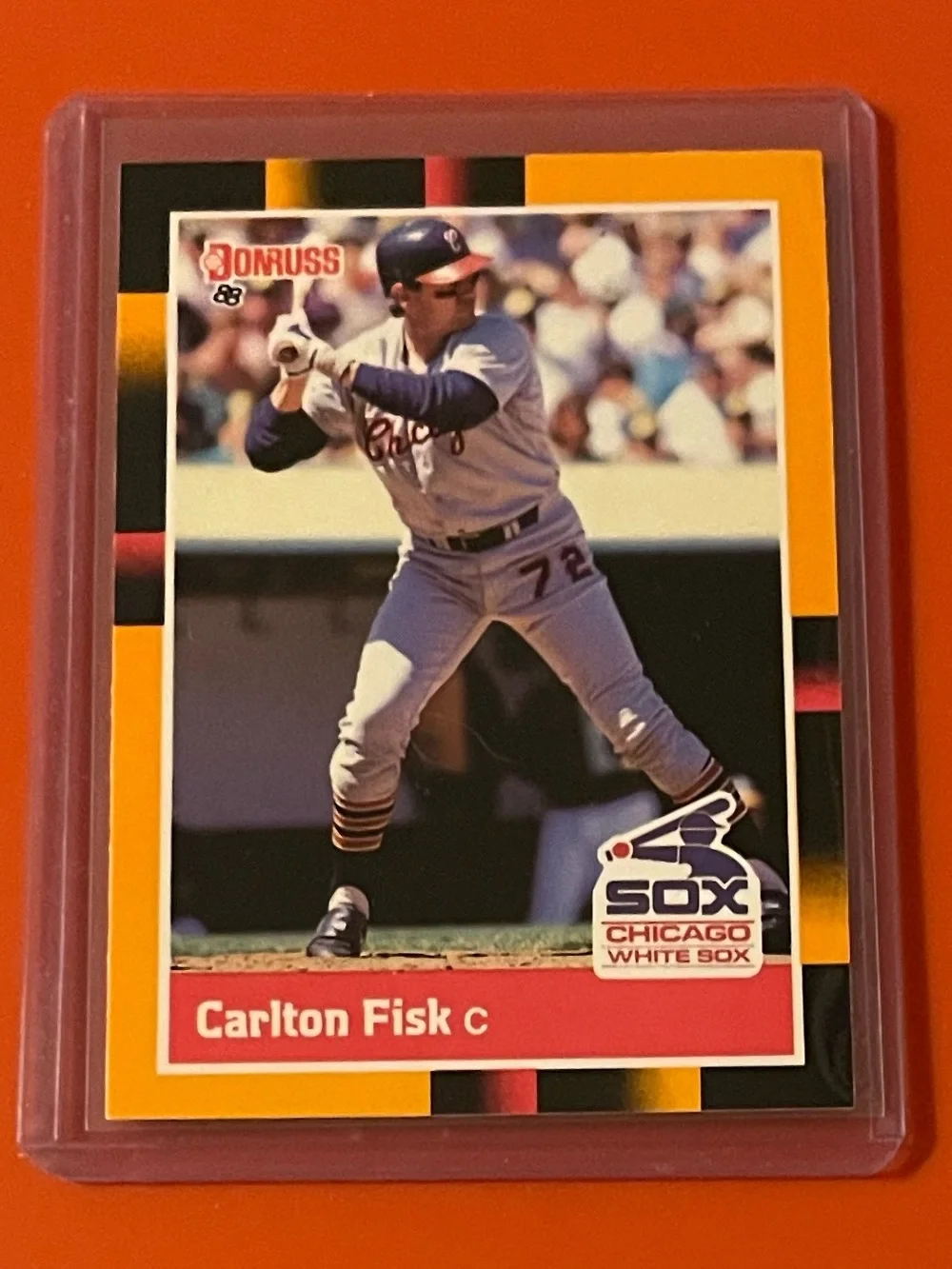 Carlton Fisk #67 1988 Donruss [Baseball’s Best] Baseball Trading Card
