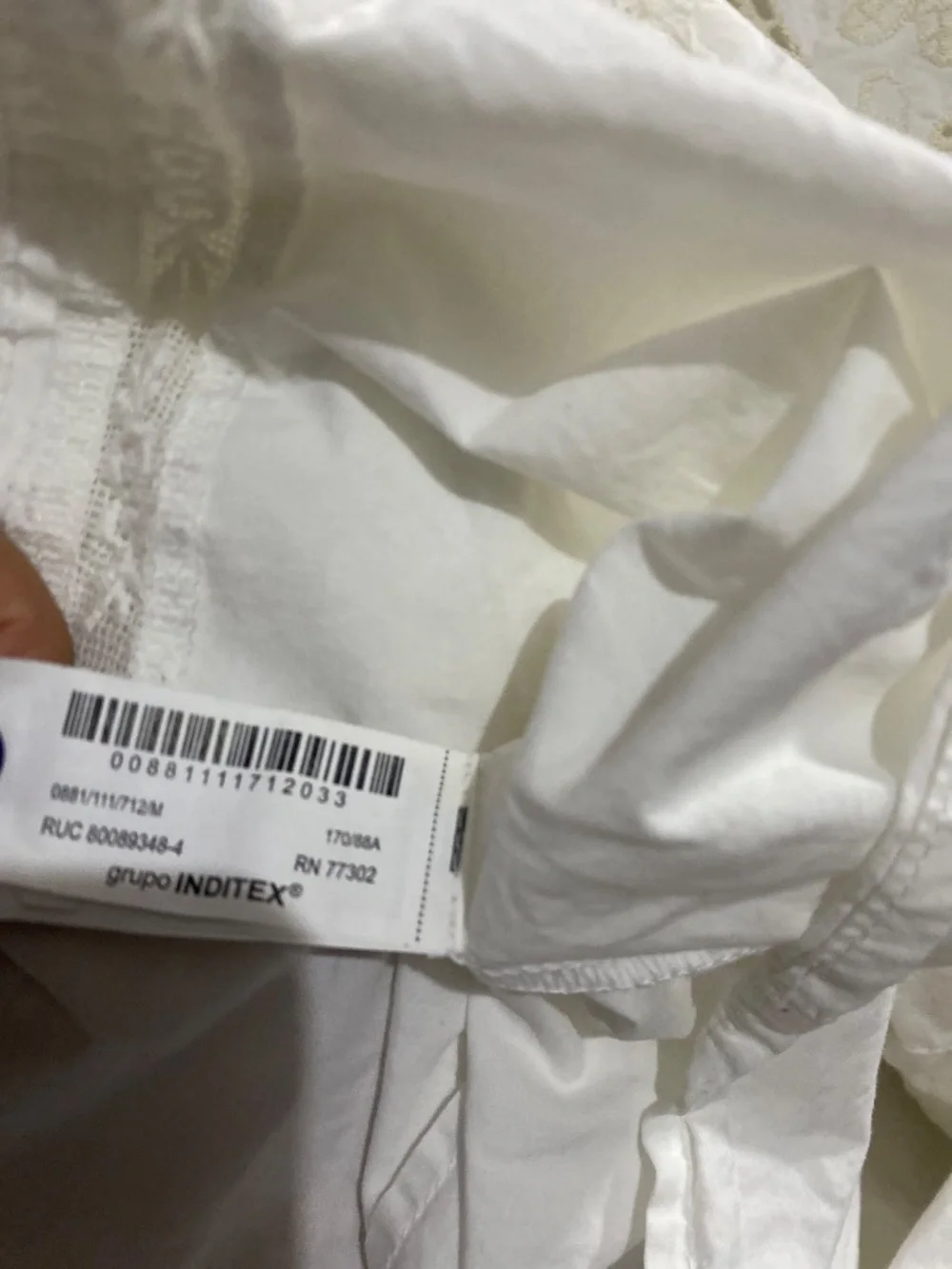 Zara M Embroidered Peter Pan Collar Blouse