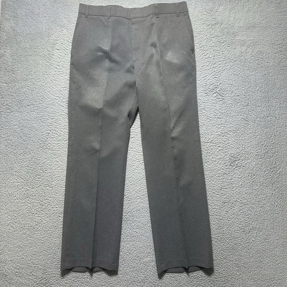 Vintage Levi's Pants Mens 36x30 Gray Action Slacks Made‎ in USA 80s Rockabilly