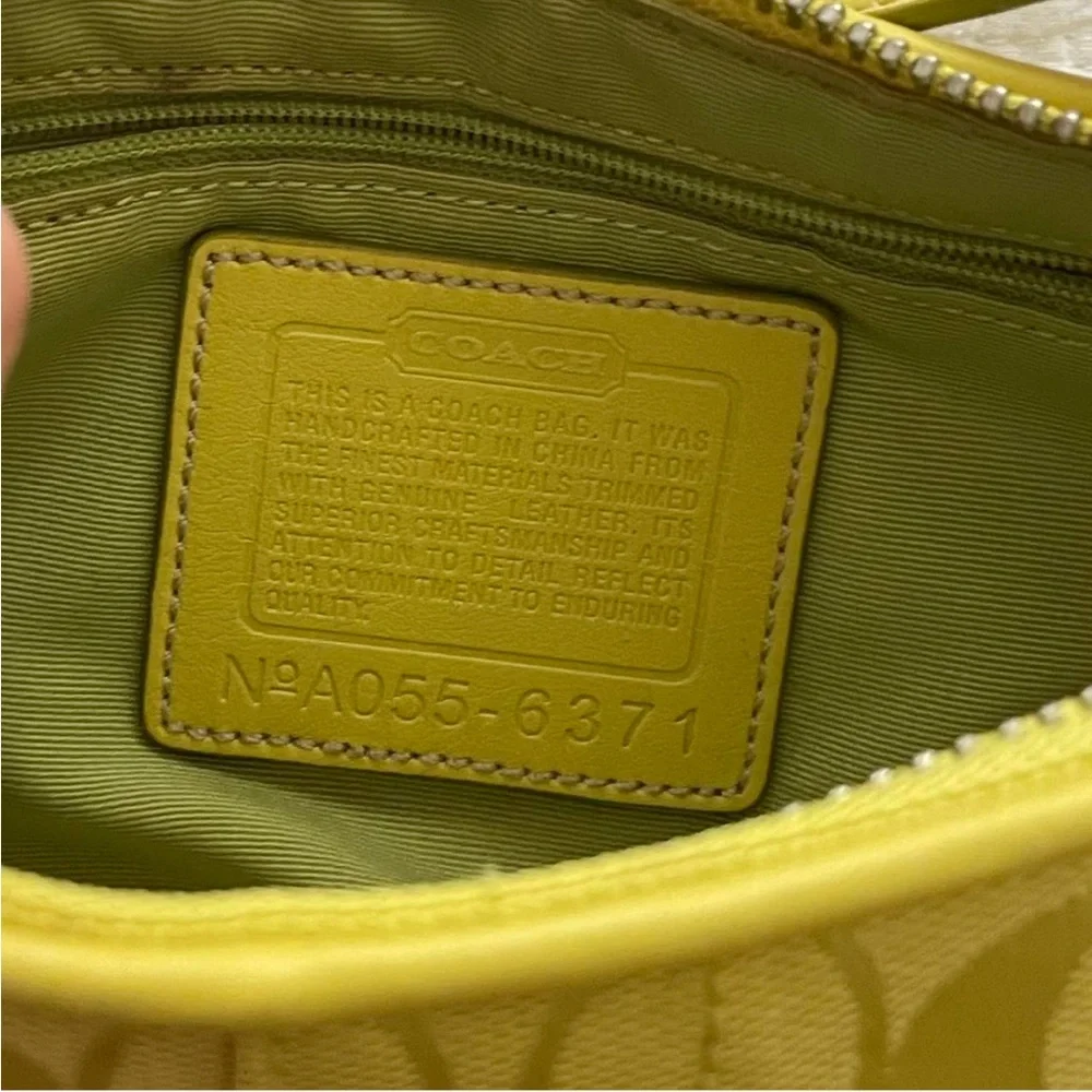 Coach vintage yellow
