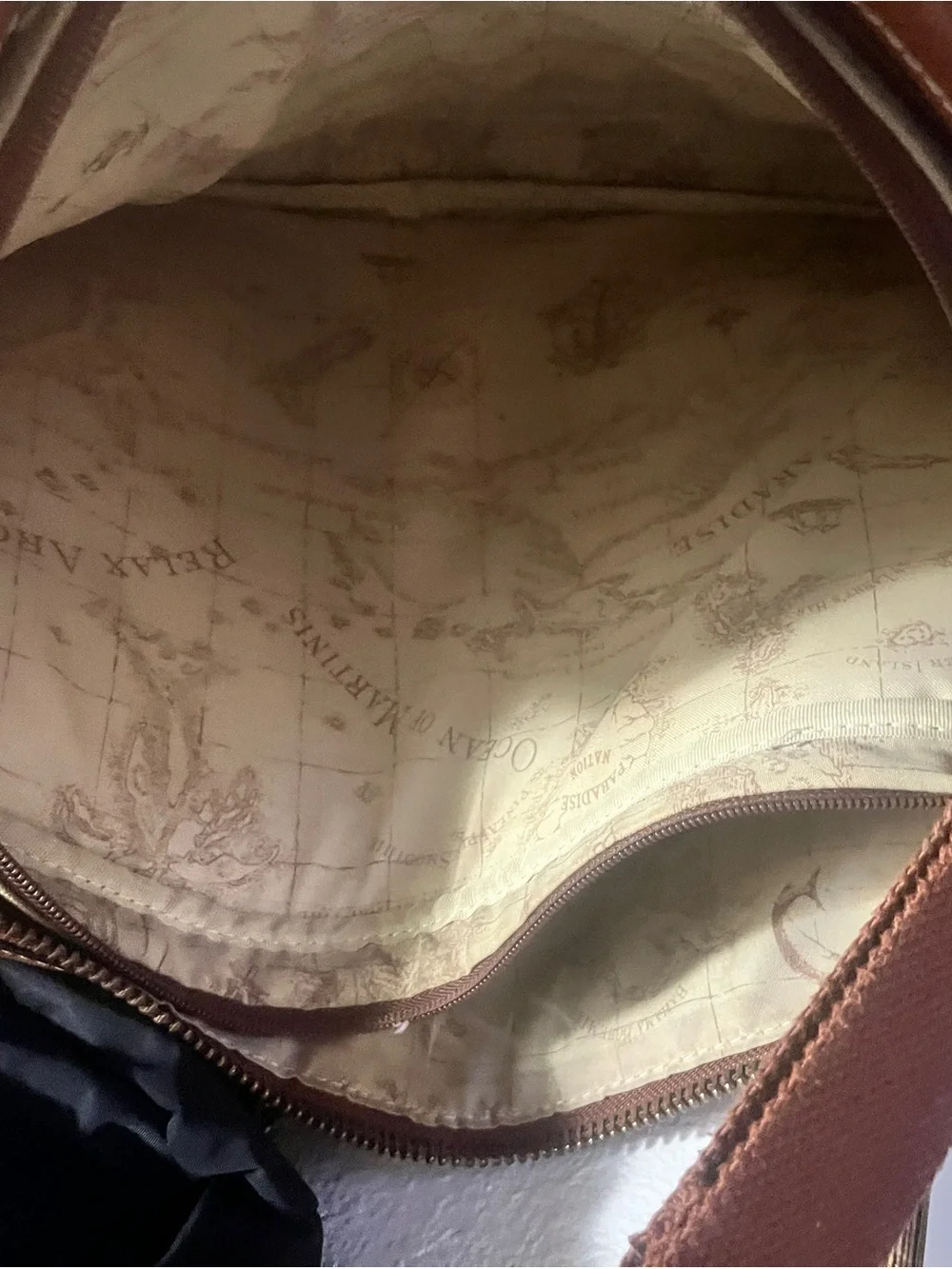 Retired Tommy Bahama Back 9 Leather Briefcase Messenger Bag Cognac like new