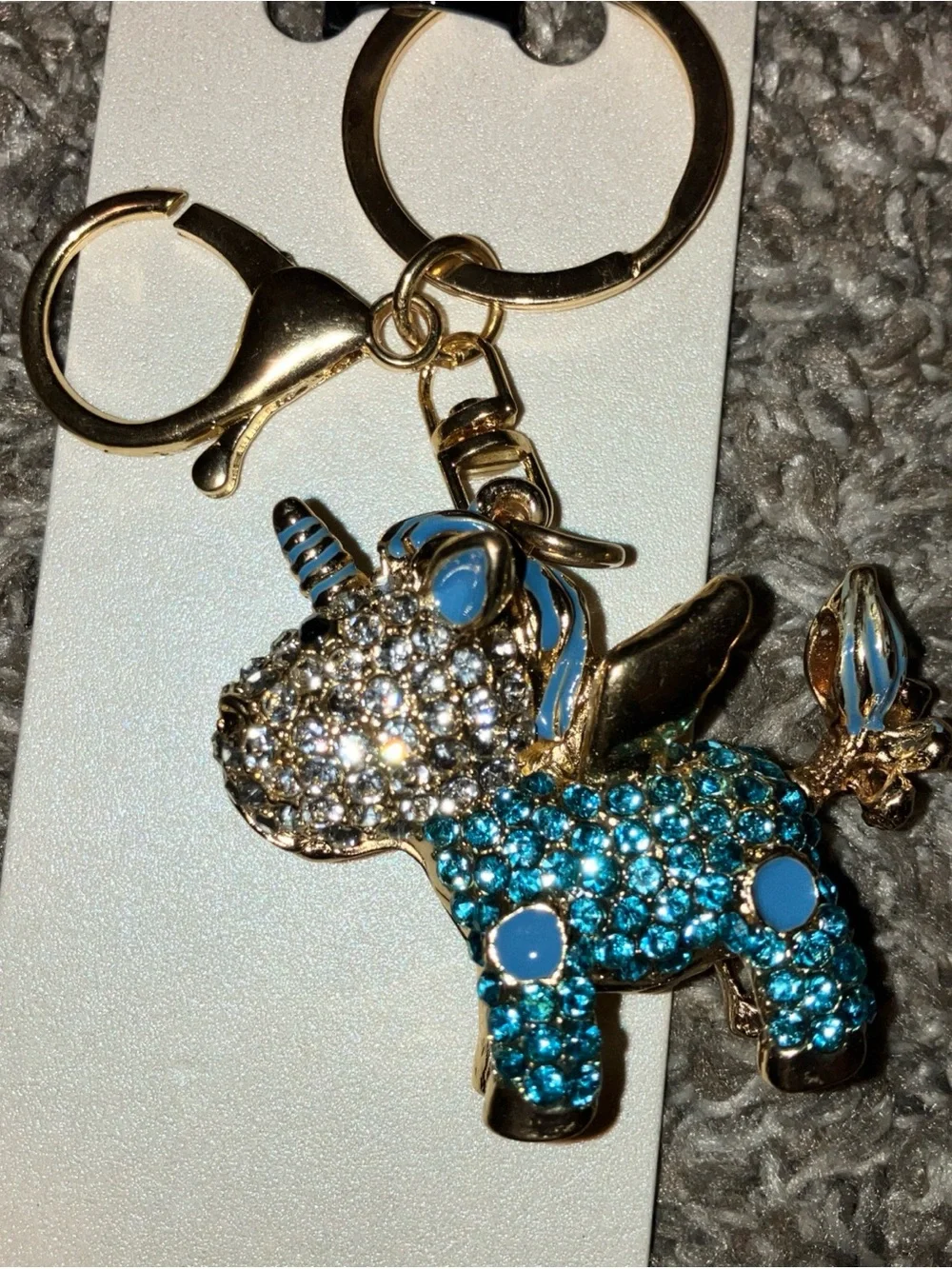 Natasha Couture sparkling blue