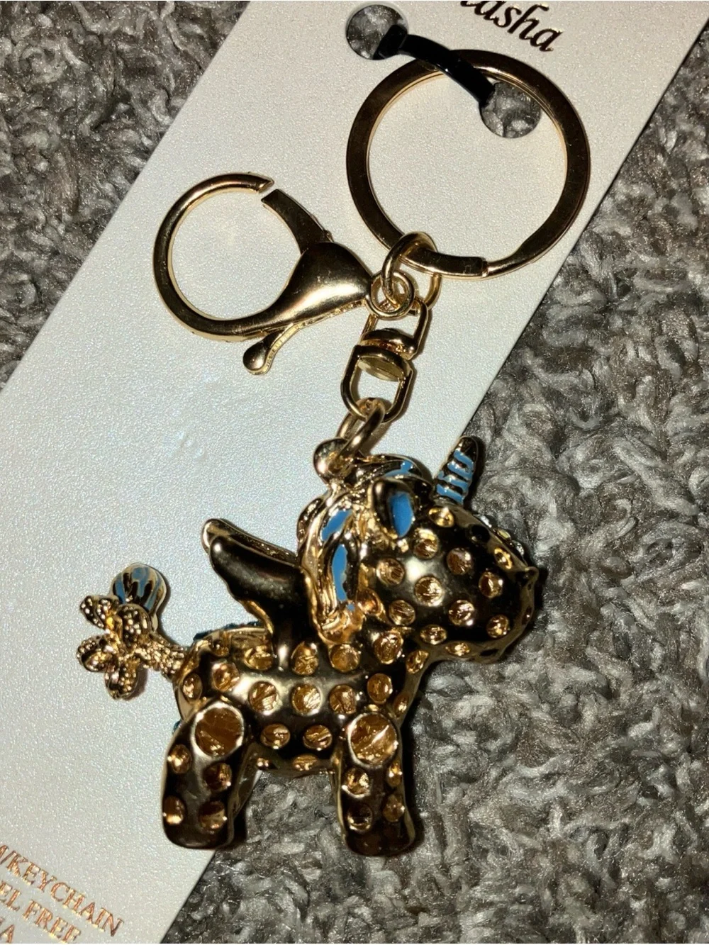 Natasha Couture sparkling blue