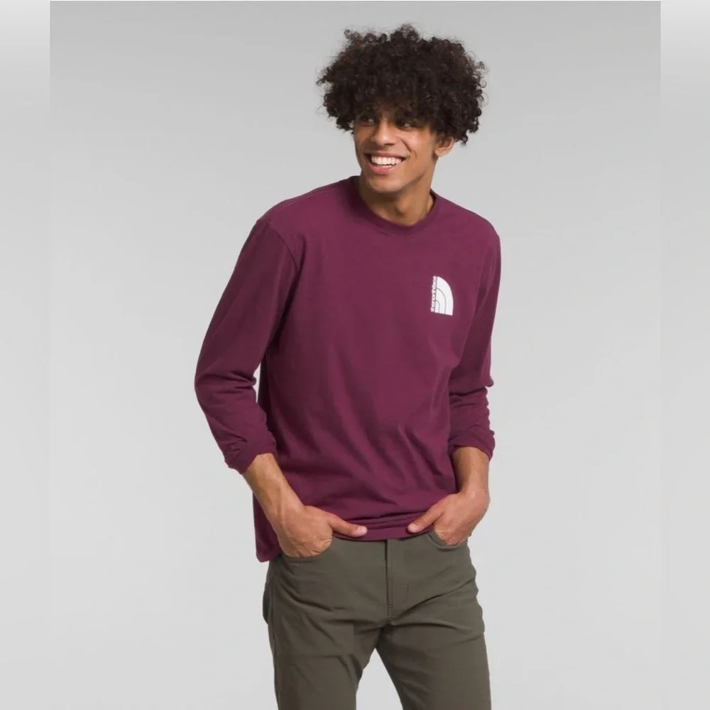 NWT MEN'S L/S JUMBO HALF DOME TEE Size S