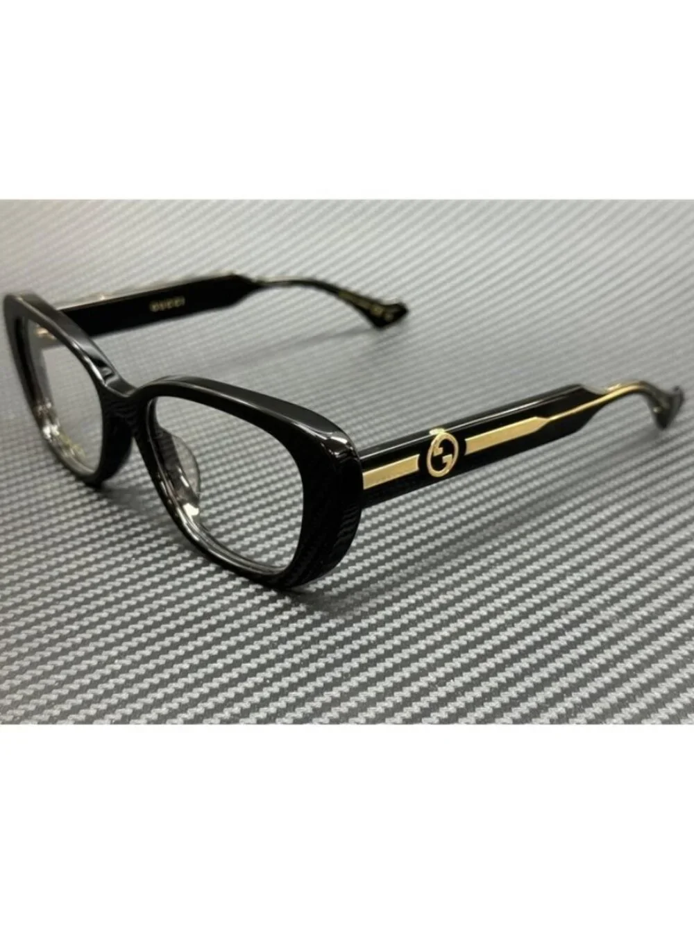 New Gucci Women Black Eyeglasses 54-17-145