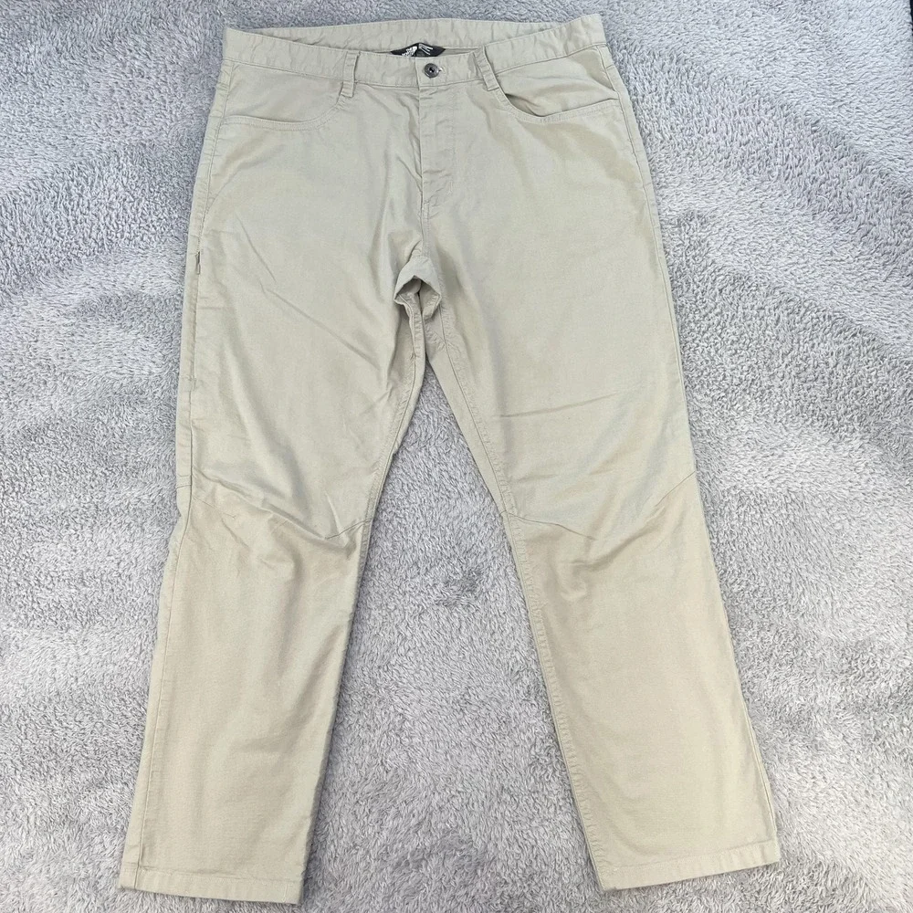 The North Face Pants Mens 36 Khaki‎ Stretch Chino Casual Outdoor Hiking NF0A4DCT