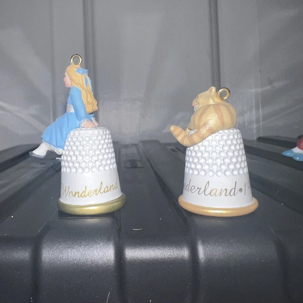 Hallmark Keepsake Mini Ornaments‎ Alice in wonderland Series Complete Set Bell