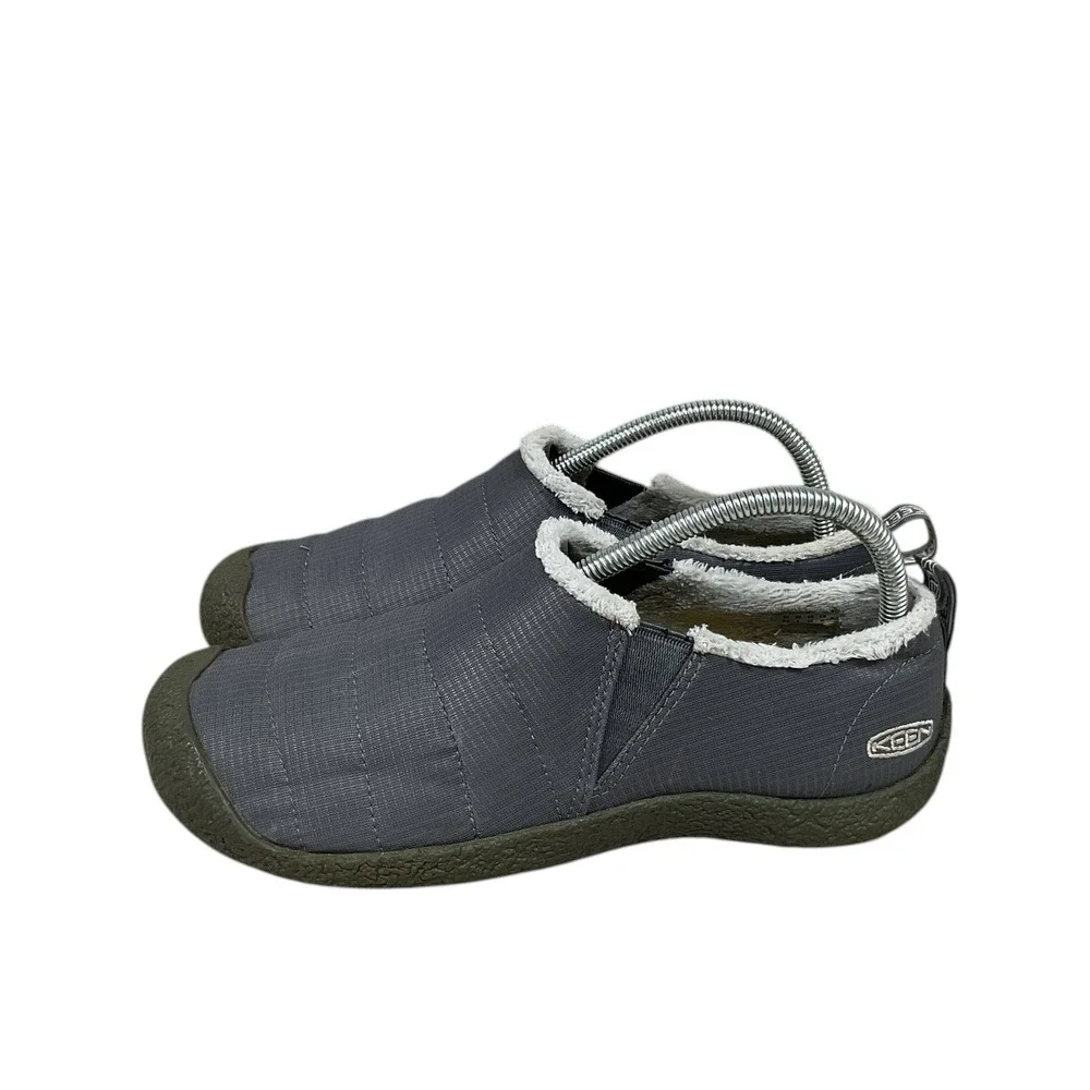 Keen Shoes Mens 9‎ Howser II Sneakers Slip On Flats 1023998 Gray Fabric Casual