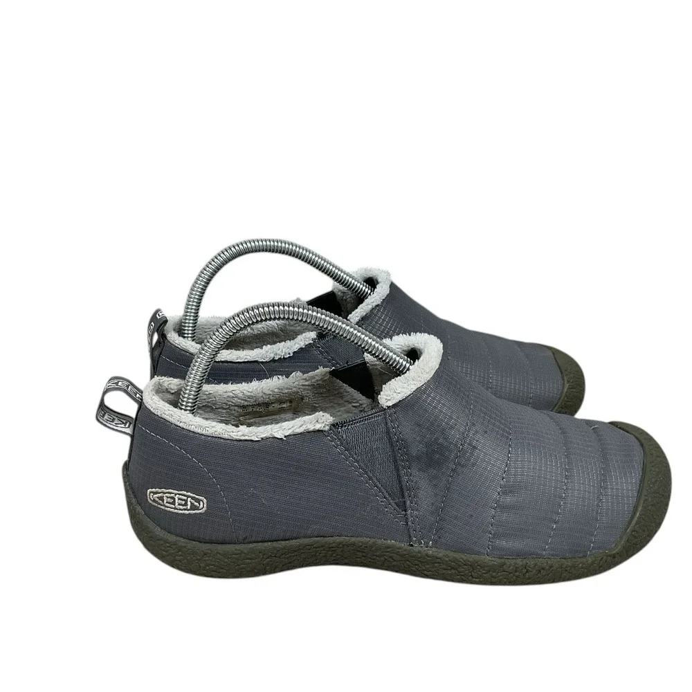 Keen Shoes Mens 9‎ Howser II Sneakers Slip On Flats 1023998 Gray Fabric Casual