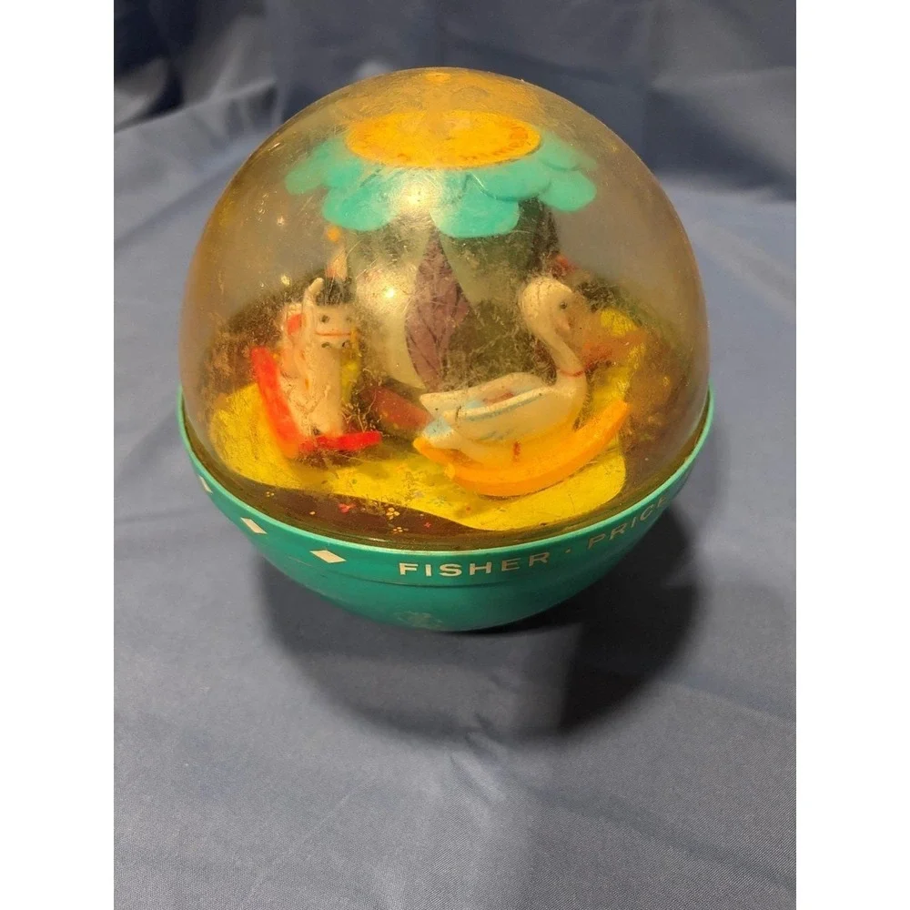 Vintage 1966 Fisher Price #165‎ Roly Poly Chime Ball