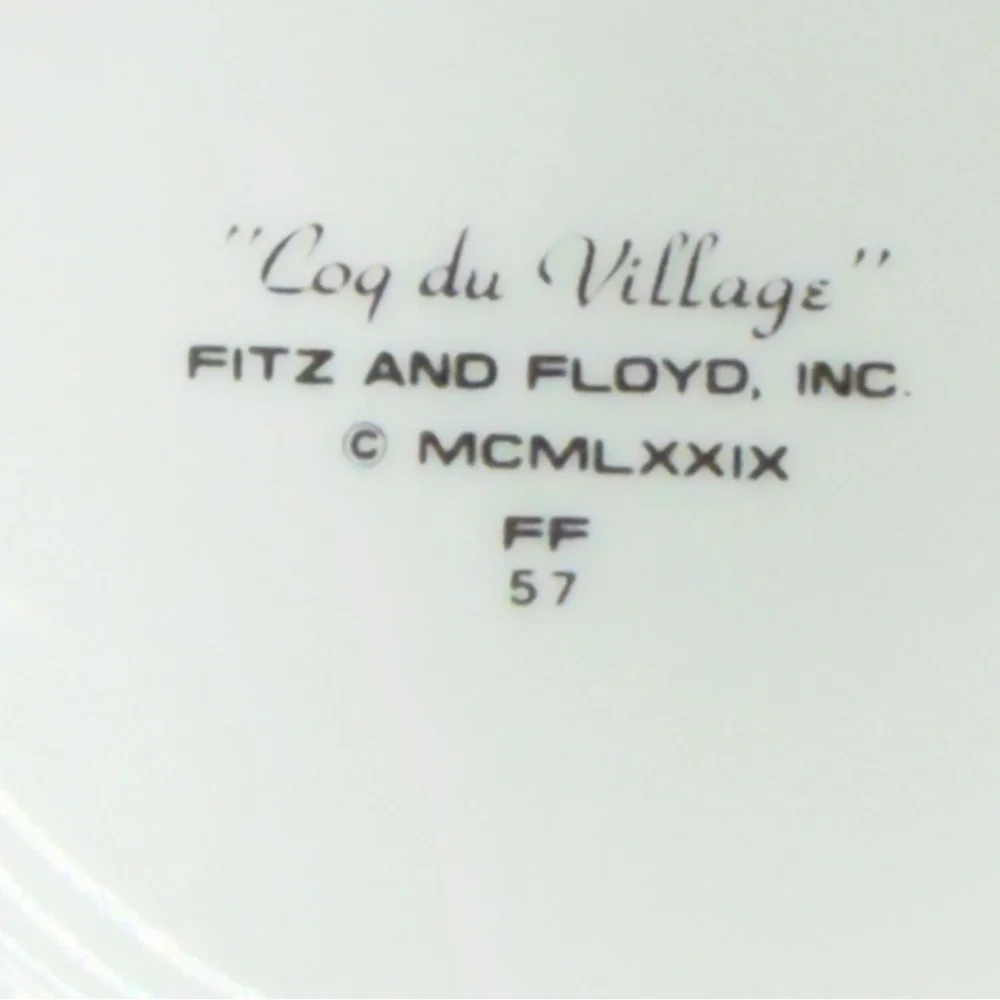 Fitz and Floyd pair fitz