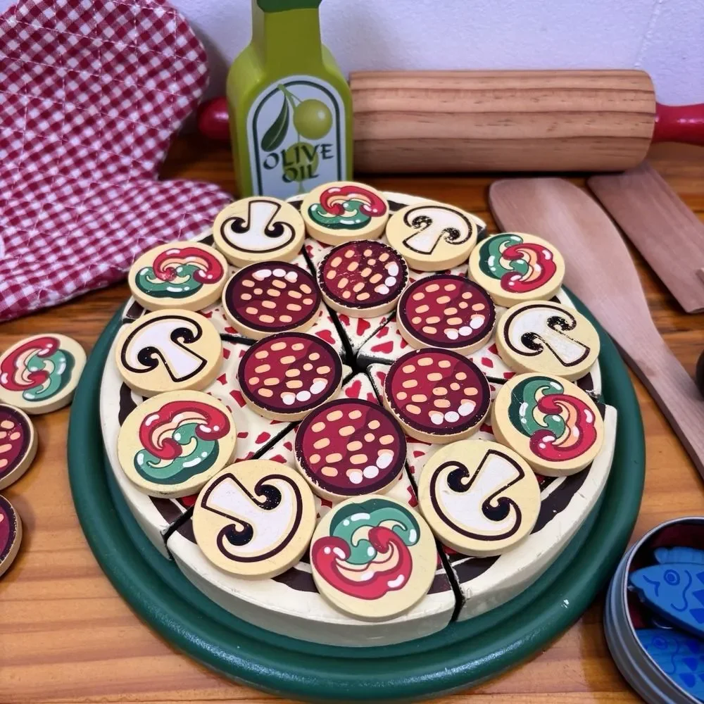 Melissa & Doug pizza oil anchovies