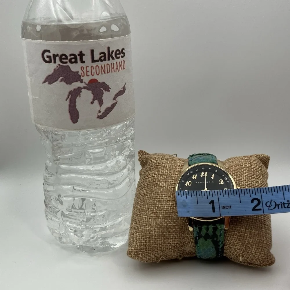 1 - Anne‎ Klein Watch / Leather Band / Women's / New Battery / No. 3 / Flaws