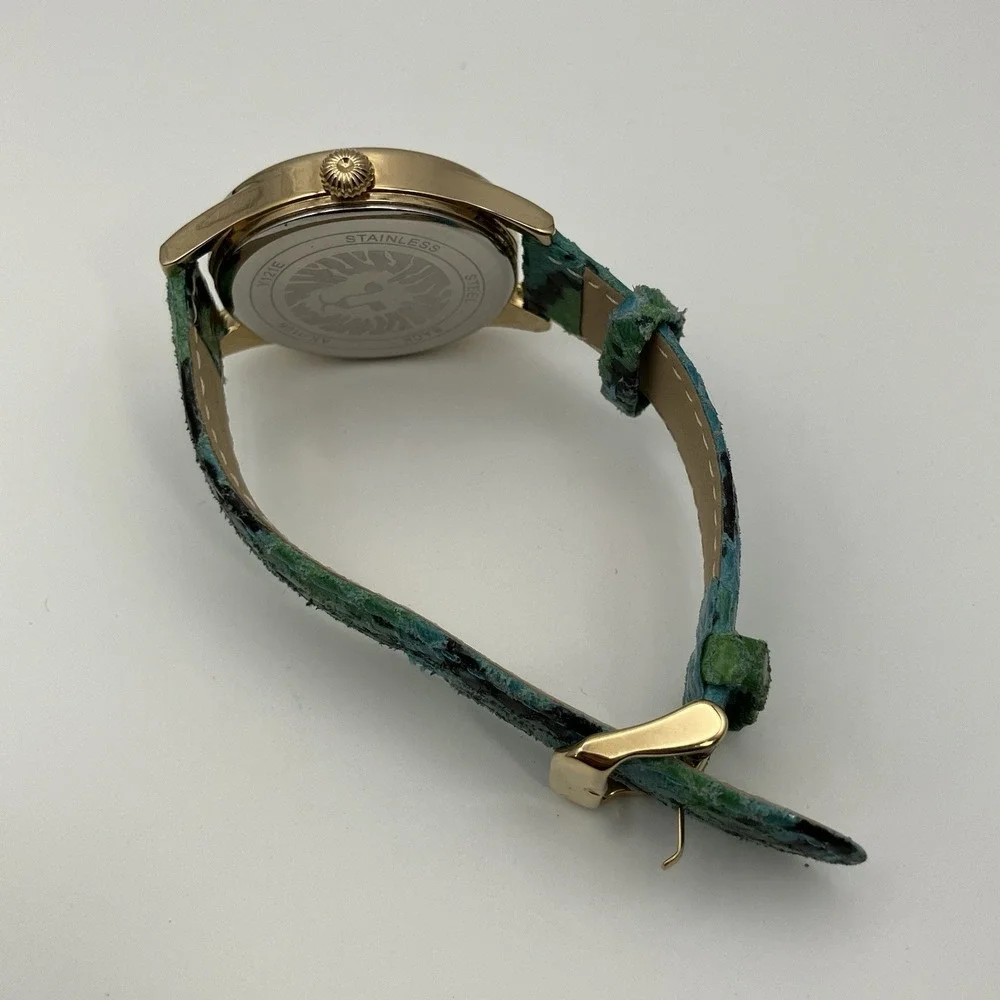 1 - Anne‎ Klein Watch / Leather Band / Women's / New Battery / No. 3 / Flaws