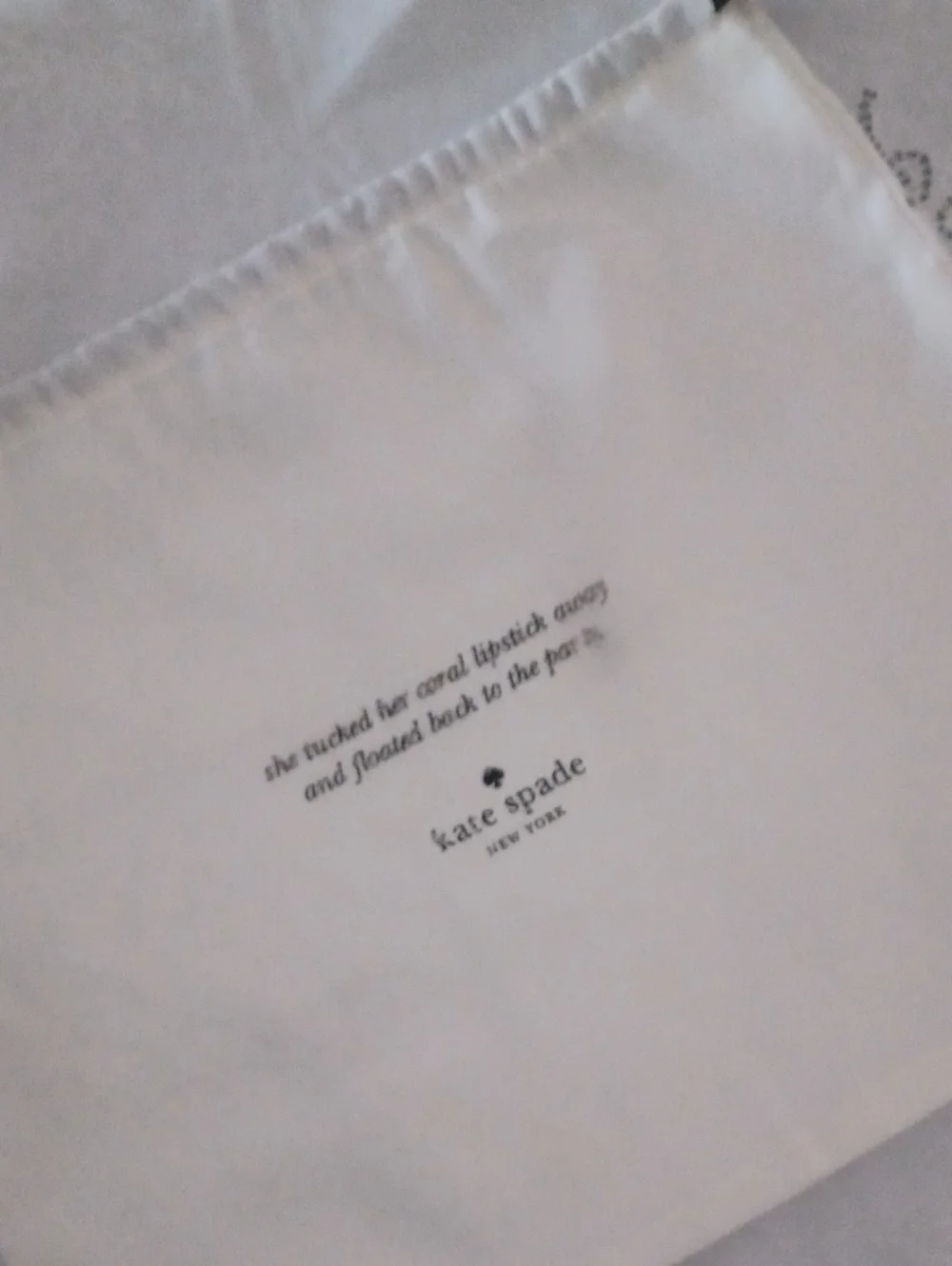 kate spade designer dust