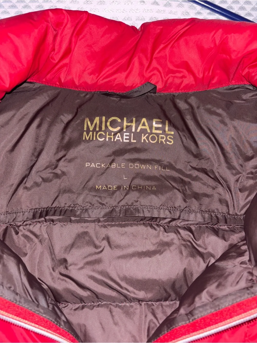 Michael Kors lightweight quilted
