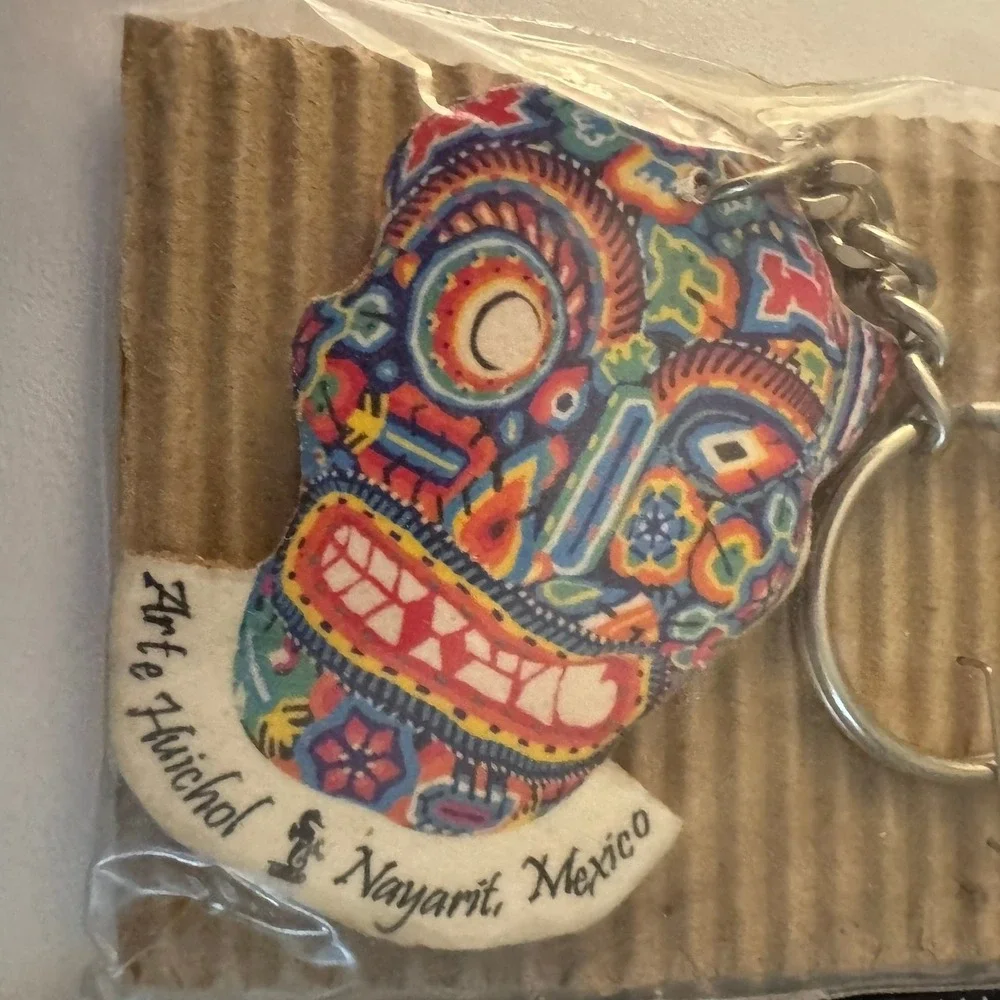 Arte Huichol colorful sugar