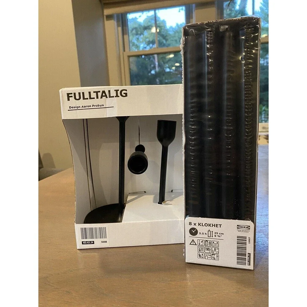 IKEA candlestick black