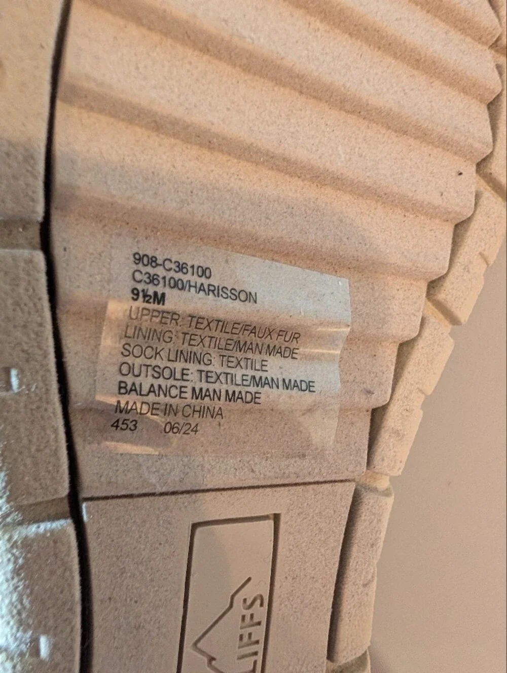 Cliffs by WHITE MOUNTAIN cozy taupe