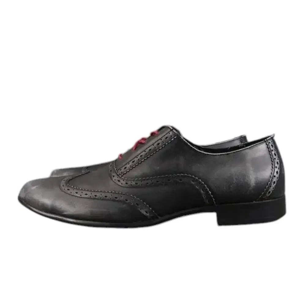 Original Penguin Shoes Mens 13 Oxfords Wingtip Leather Formal Distressed Classic