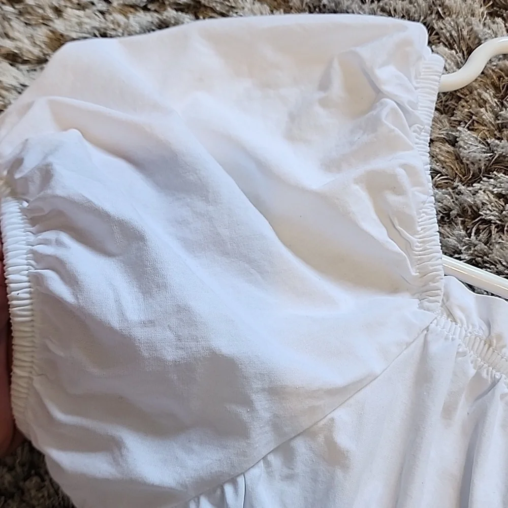 white Zara top for girls