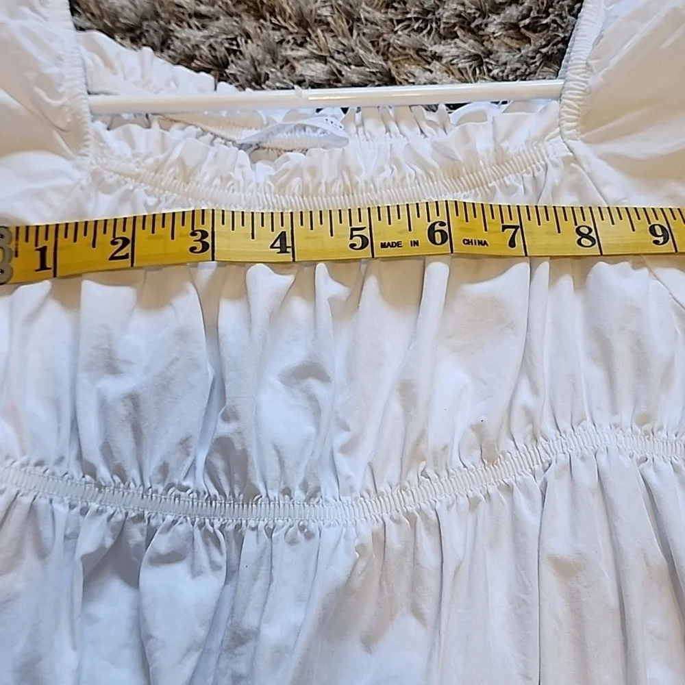 white Zara top for girls