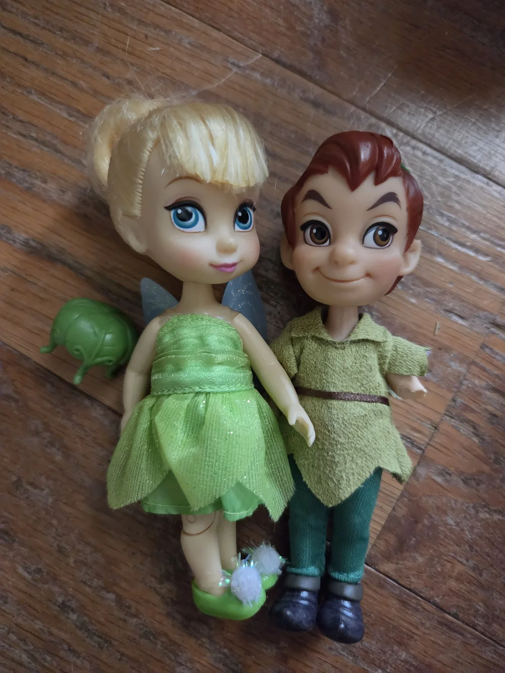 Disney Tinker Bell and Peter Pan Mini Dolls — Animators Collectiom Dolls