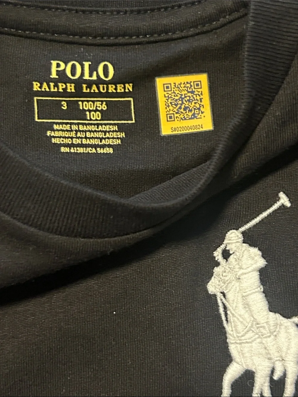 Ralph Lauren black crewneck