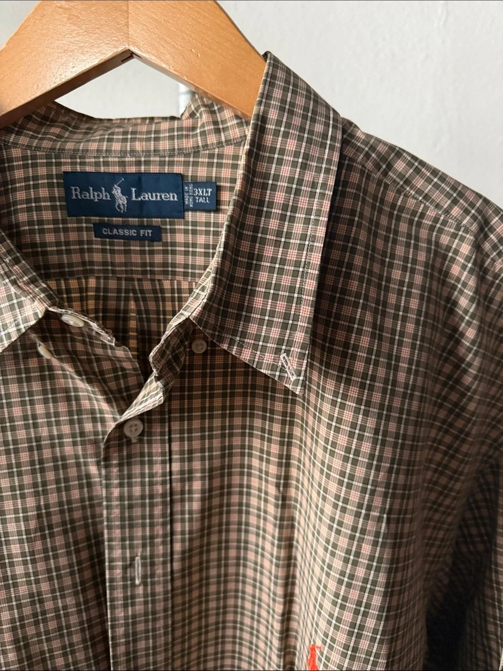 Polo Ralph Lauren Classic Fit Cotton Button Up Size 3XLT