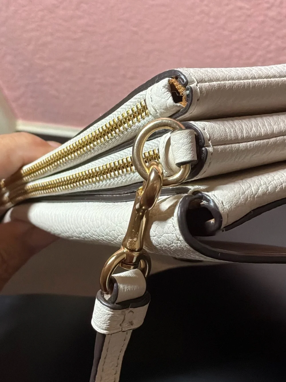 Coach triple pocket