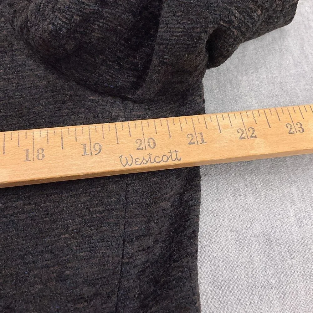 Tallia Uomo Blazer Men 40R Brown Blue Chenille Sabbia Wool Acrylic‎ Textured VTG