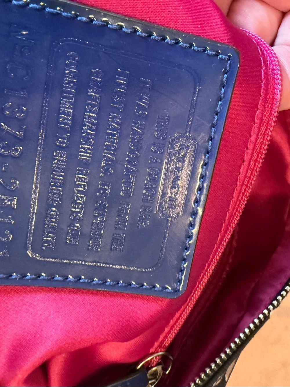 Coach crossbody bold
