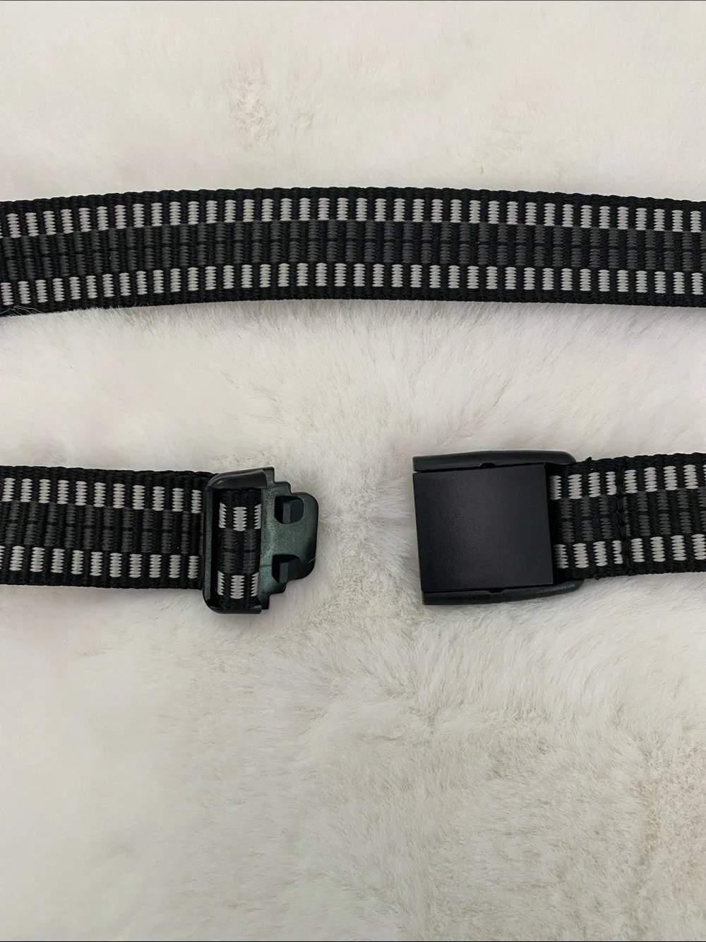 Black Webbing Belt. Approx 45” long