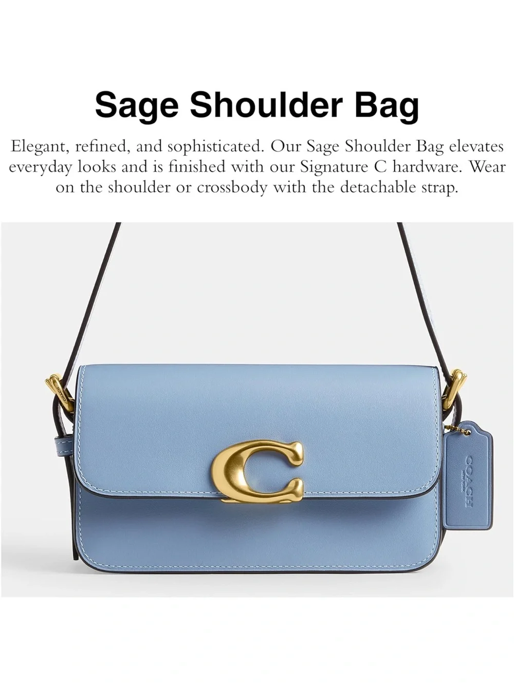 Coach compact shoulder