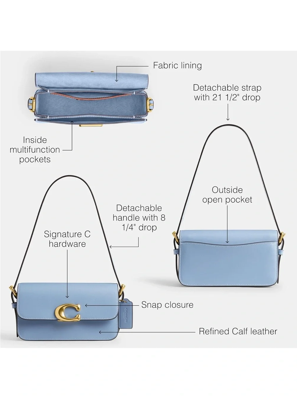 Coach compact shoulder