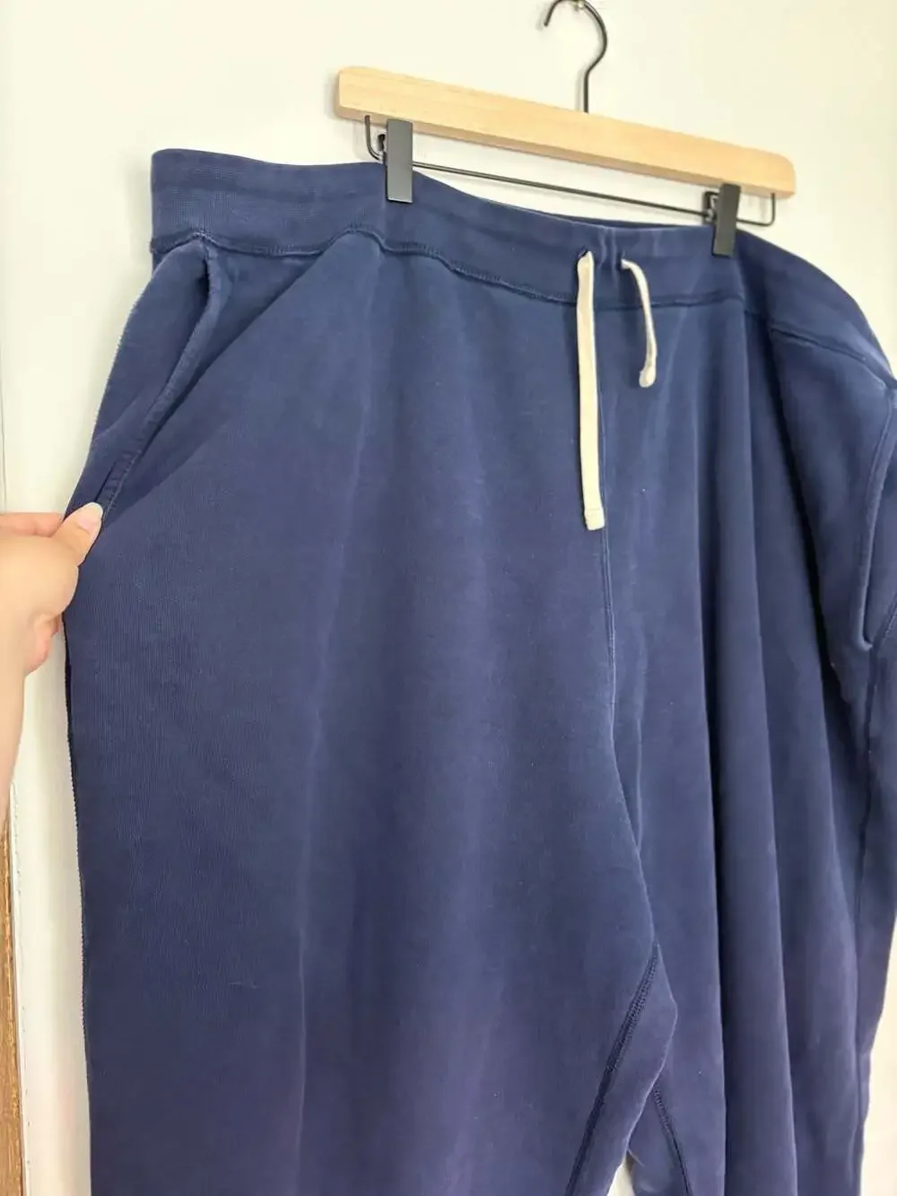 Polo Ralph Lauren Men's Navy Cotton Jogger Sweatpants Big and Tall Sz 5XB
