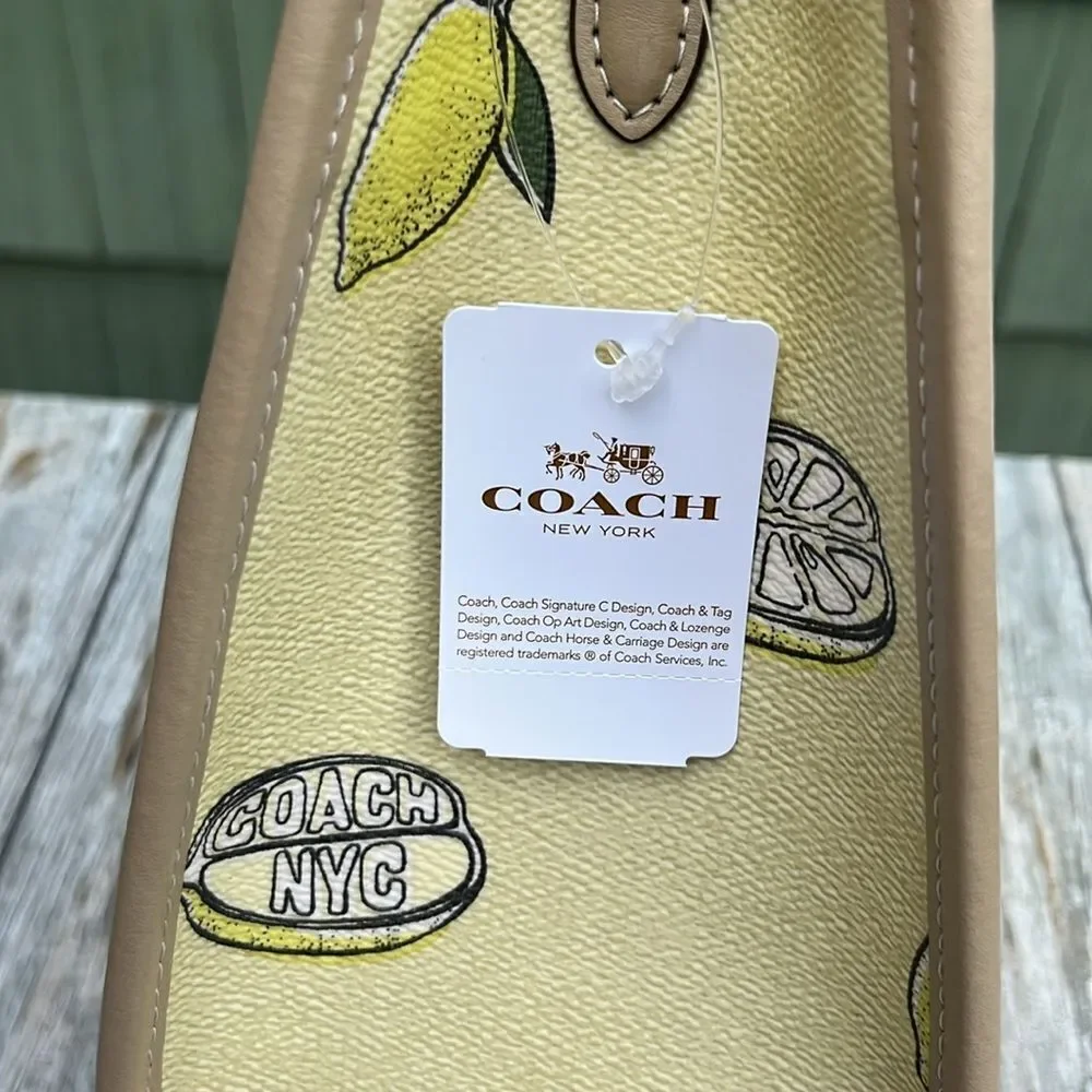 Coach printed coated