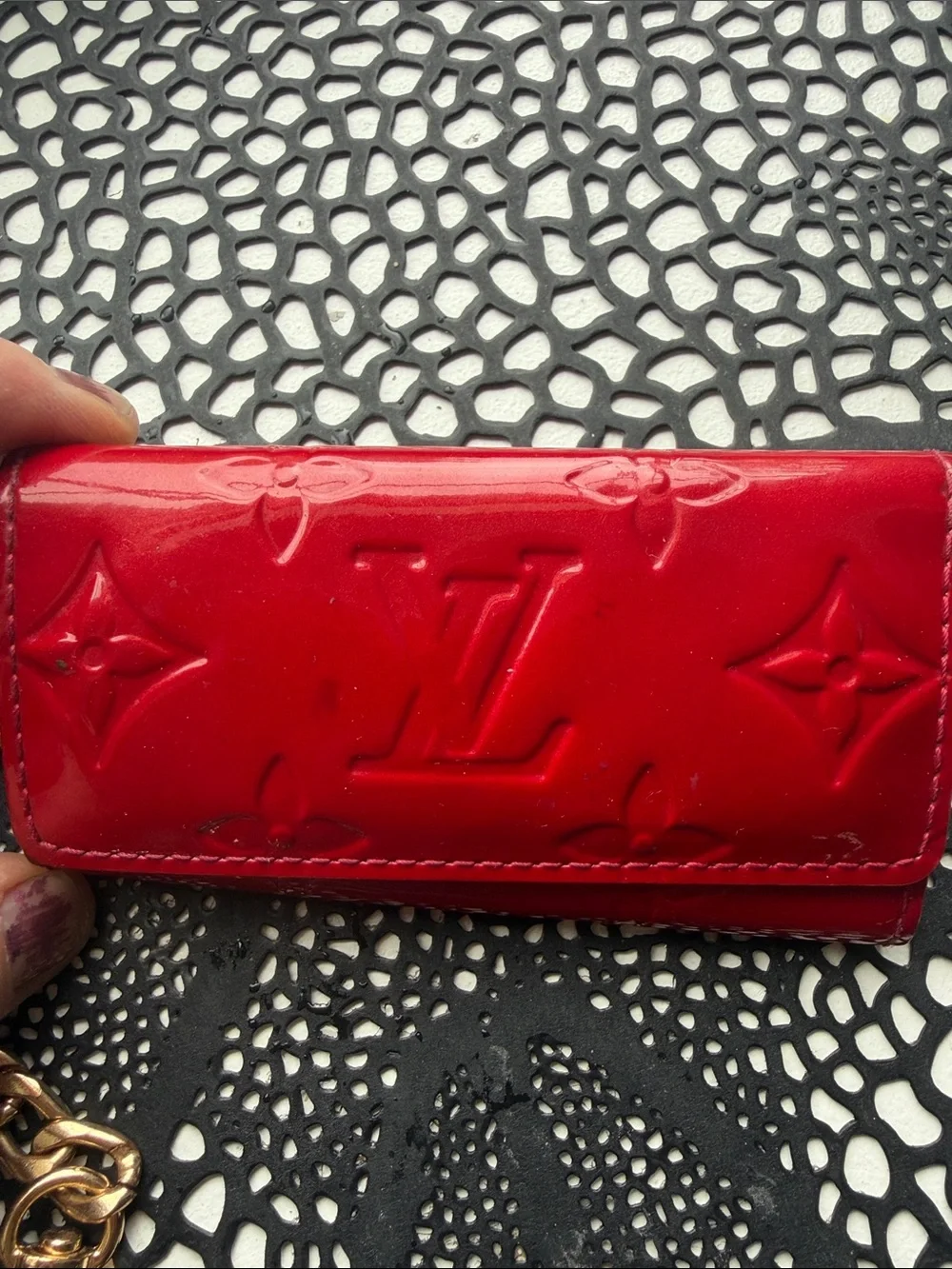 Louis Vuitton glossy patent