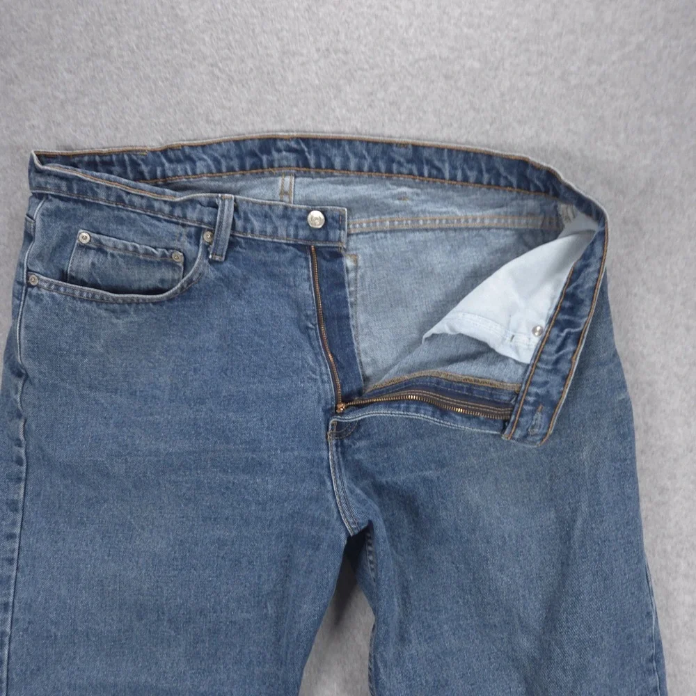 Polo Jean Co Ralph Lauren Vintage Mens 40x30 Indigo Blue Relaxed Denim Jeans Y2K