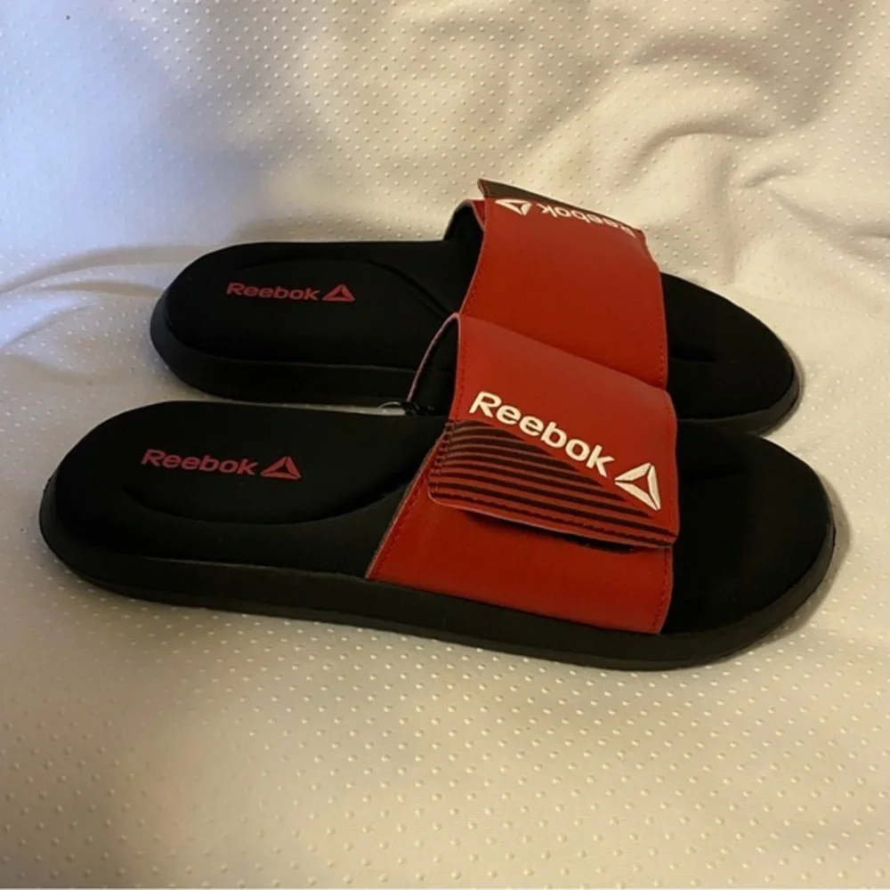 Reebok Shoes Sandals Boys Size 5 Slip On Slides New‎ Lightweight Adjustable