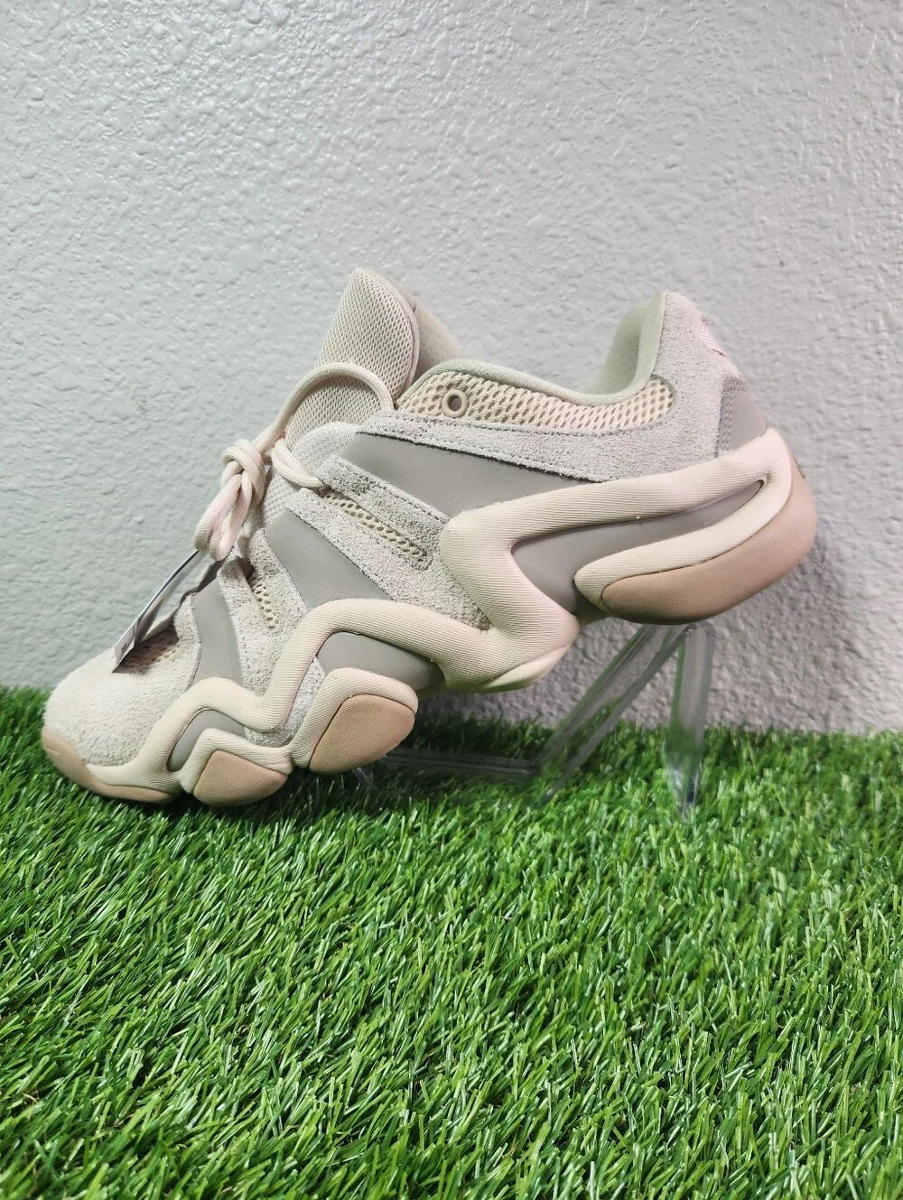 Adidas Crazy 8 Low Men's Shoes Halo Ivory/Wonder Beige/Sandstone ji0339 Size 14