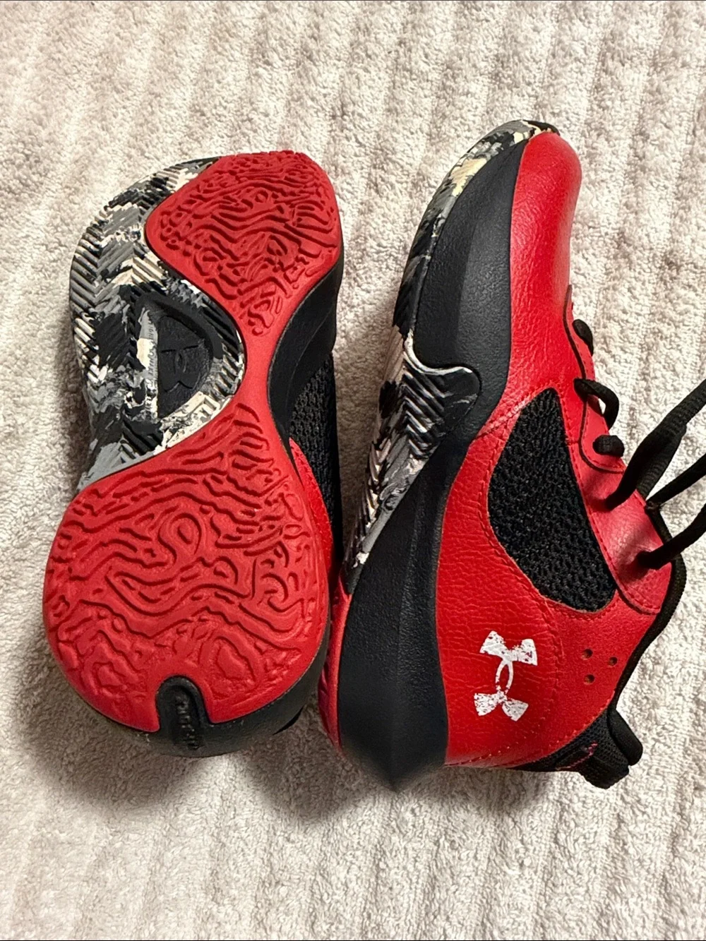 Under Armour bold leather