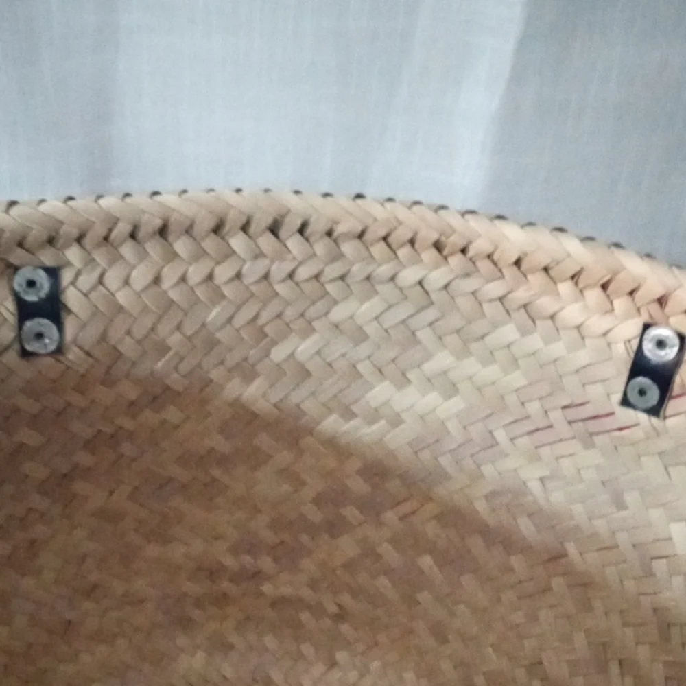 Handmade woven basket